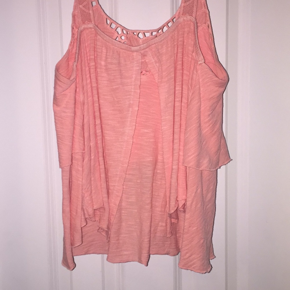 Open back orange top - Picture 2 of 3